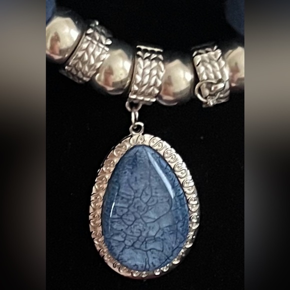 ✅ Bundle of 3 water drop Pendant Necklace Scarfs bundle - Picture 2 of 11